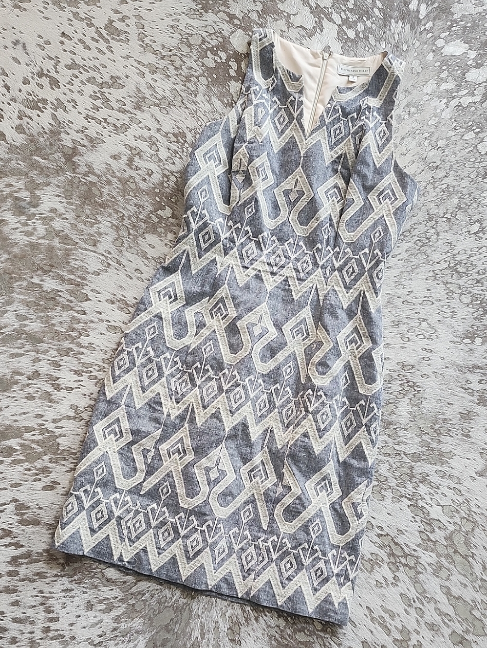Katherine Kelly London Seaside Breeze Embroidered Dress Sz4
